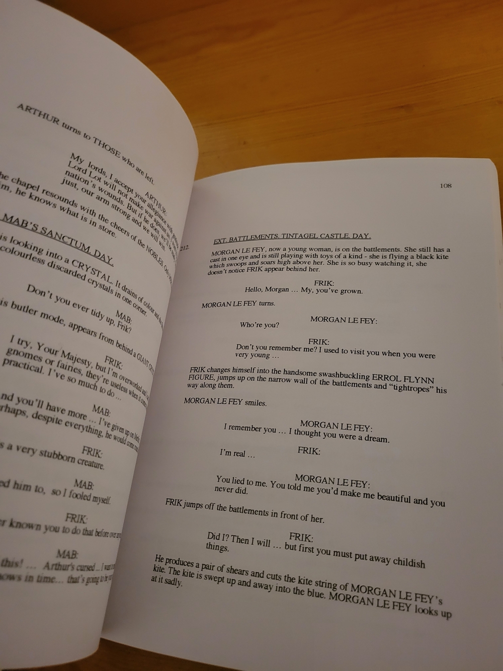 Merlin Shooting Script - Picture 4 of 7